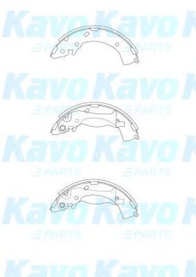 Комплект тормозных колодок KAVO PARTS BS-3417