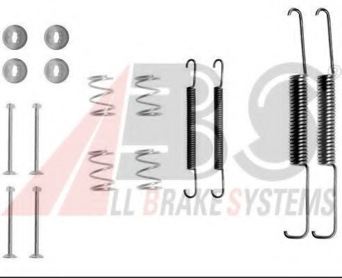 Комплектующие, тормозная колодка A.B.S. 0510Q