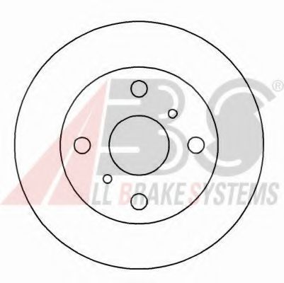 Тормозной диск A.B.S. 15856