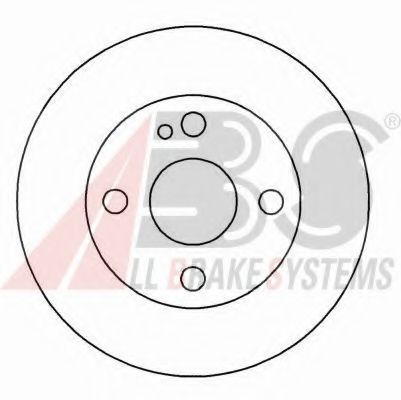 Тормозной диск A.B.S. 15946