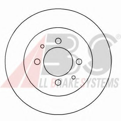 Тормозной диск A.B.S. 16214