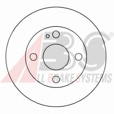 Тормозной диск A.B.S. 16225