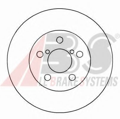 Тормозной диск A.B.S. 16554