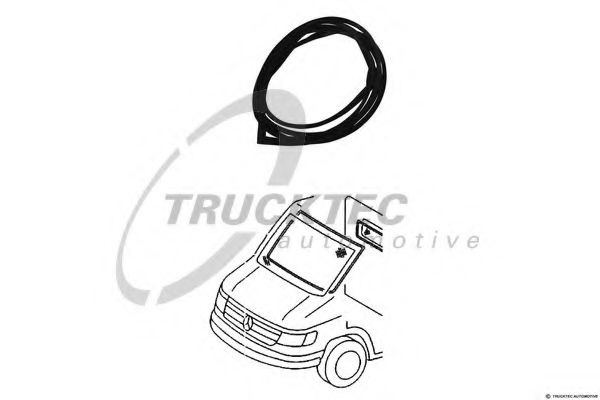 Прокладка, ветровое стекло TRUCKTEC AUTOMOTIVE 01.50.018