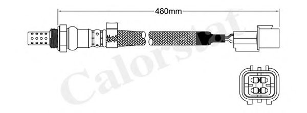 Лямбда-зонд CALORSTAT by Vernet LS140630