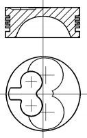 Поршень NÜRAL 87-247600-10