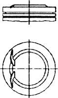 Поршень NÜRAL 87-307100-30