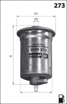 Топливный фильтр MECAFILTER ELE6035