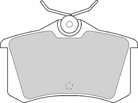 Комплект тормозных колодок, дисковый тормоз NECTO FD6466A