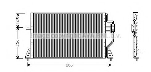 Конденсатор, кондиционер AVA QUALITY COOLING CR5024