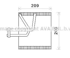 Испаритель, кондиционер AVA QUALITY COOLING CTV045