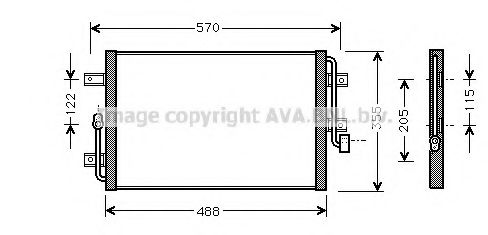 Конденсатор, кондиционер AVA QUALITY COOLING FT5245