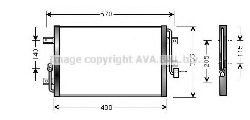 Конденсатор, кондиционер AVA QUALITY COOLING FT5246