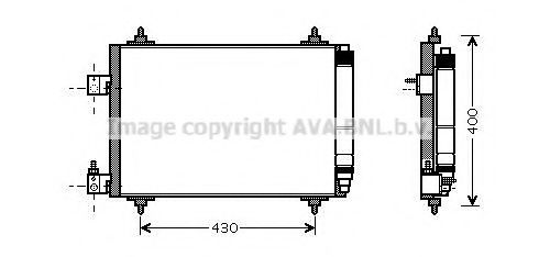 Конденсатор, кондиционер AVA QUALITY COOLING PE5286D