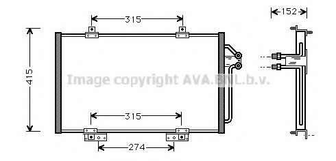 Конденсатор, кондиционер AVA QUALITY COOLING RT5188