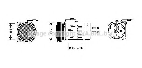 Компрессор, кондиционер AVA QUALITY COOLING RTK403