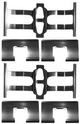 Комплектующие, колодки дискового тормоза MGA A143