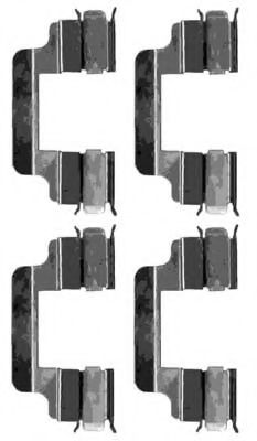 Комплектующие, колодки дискового тормоза MGA A188