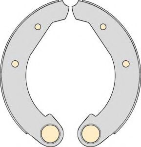 Комплект тормозных колодок MGA M501