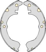 Комплект тормозных колодок MGA M564