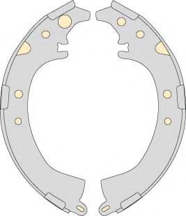 Комплект тормозных колодок MGA M770