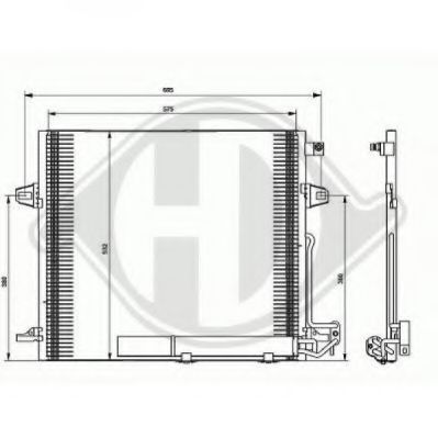Конденсатор, кондиционер DIEDERICHS 8169100