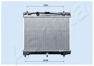 Радиатор, охлаждение двигателя ASHIKA RDA153010