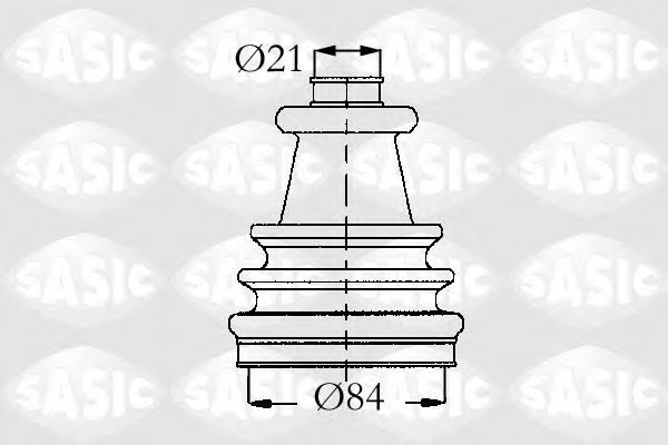 Комплект пылника, приводной вал SASIC 4003426