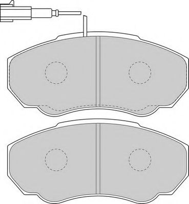 Комплект тормозных колодок, дисковый тормоз DURON DBP231478