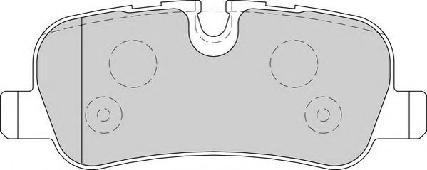 Комплект тормозных колодок, дисковый тормоз DURON DBP201613