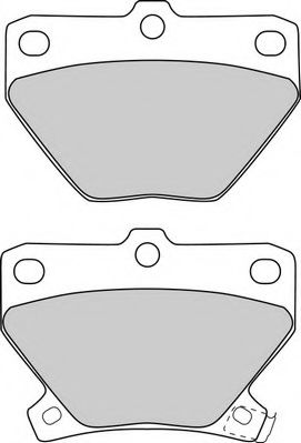 Комплект тормозных колодок, дисковый тормоз DURON DBP371395