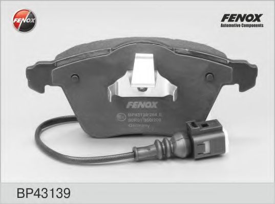Комплект тормозных колодок, дисковый тормоз FENOX BP43139