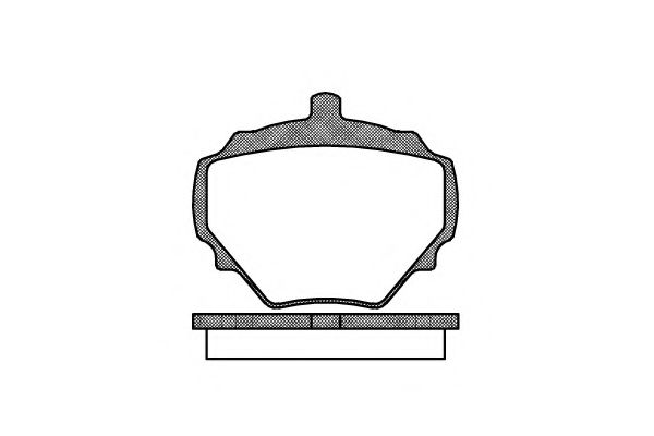 Комплект тормозных колодок, дисковый тормоз KAWE 005200