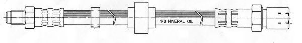 Тормозной шланг KAWE 510711