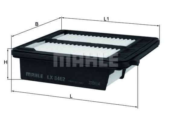 Воздушный фильтр MAHLE ORIGINAL LX 3462