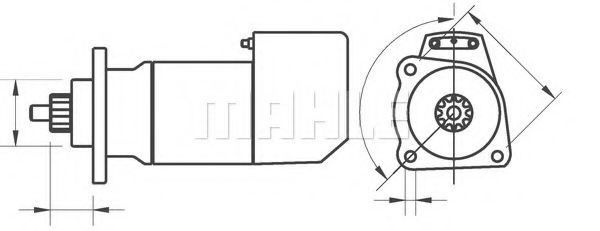 Стартер MAHLE ORIGINAL IS9002