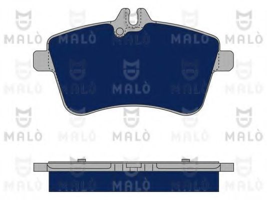 Комплект тормозных колодок, дисковый тормоз MALÒ 1050213