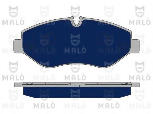 Комплект тормозных колодок, дисковый тормоз MALÒ 1050230