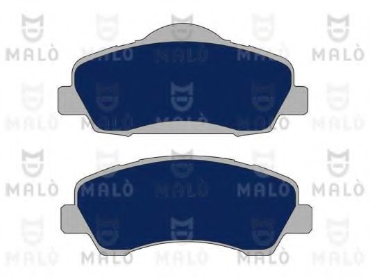 Комплект тормозных колодок, дисковый тормоз MALÒ 1051137