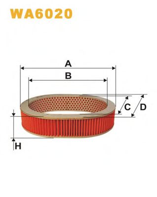 Воздушный фильтр WIX FILTERS WA6020