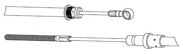 Трос, управление сцеплением CEF FA01143