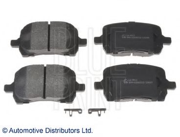 Комплект тормозных колодок, дисковый тормоз BLUE PRINT ADA104264