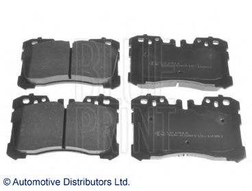 Комплект тормозных колодок, дисковый тормоз BLUE PRINT ADT342192