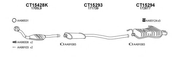 Система выпуска ОГ VENEPORTE 150140