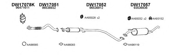 Система выпуска ОГ VENEPORTE 170004