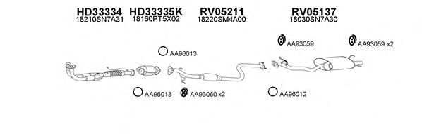 Система выпуска ОГ VENEPORTE 330003