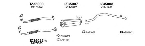 Система выпуска ОГ VENEPORTE 350003
