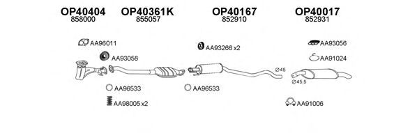 Система выпуска ОГ VENEPORTE 400027