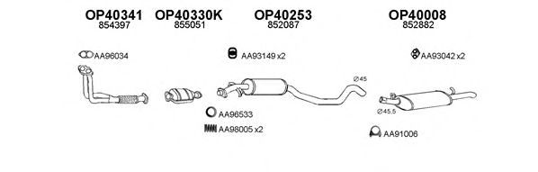 Система выпуска ОГ VENEPORTE 400161