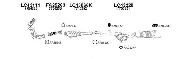 Система выпуска ОГ VENEPORTE 430025